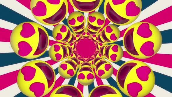 Emoji Tunnel 02 4k  alt