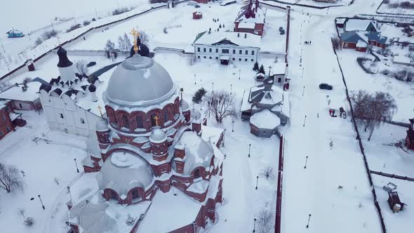 Aerial View Of Sviyazhsk Island, Sights Of Russia alt