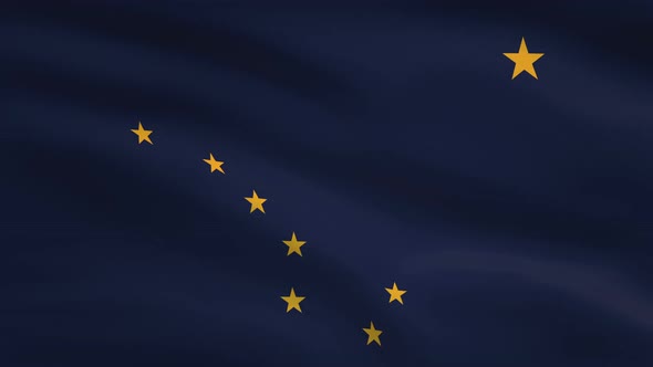 Alaska State Flag Background 4K alt