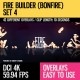 Fire Builder (Bonfire 4K Set 4) - VideoHive Item for Sale