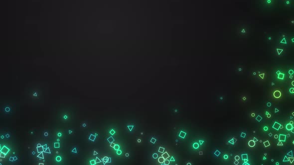 Geometric Particles Background