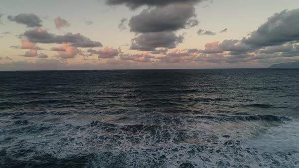 Dramatic Ocean Sunset