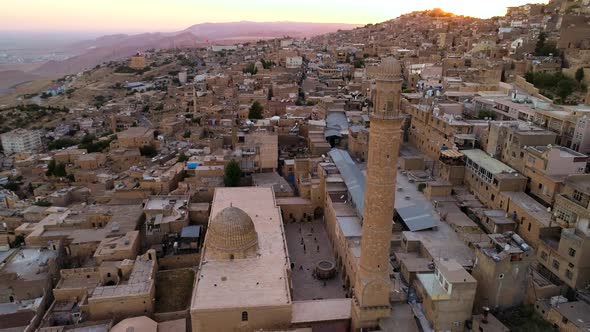 Minaret Of A Mosque In Mardin City alt