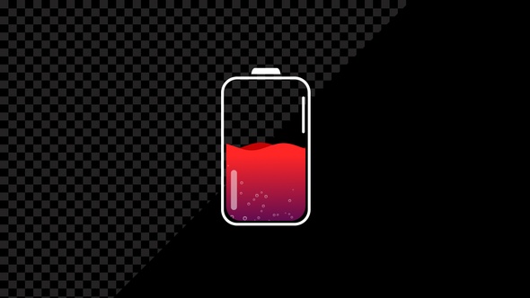 Phone Battery Charge Status Symbol alt