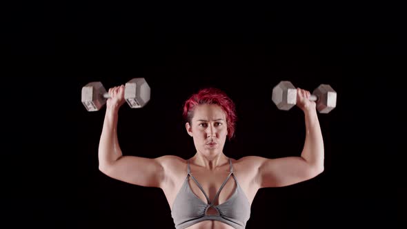 Athletic Woman Working Out alt