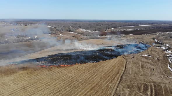 4 Burning Last Year's Grass