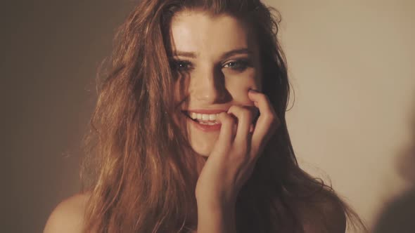 Portrait of Young Sensual Woman alt