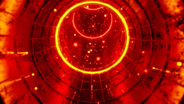 Seamless Loop Motion Graphics Of Flying Into Swirl Circle Energy Tunnel alt