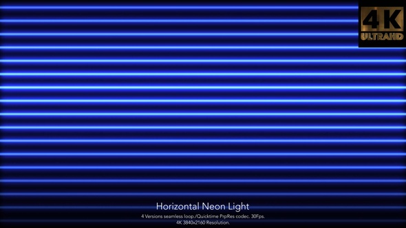 Horizontal Neon Light