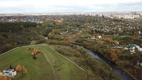 Beautiful Autumn Landscape Of The River Luchesa 18 alt