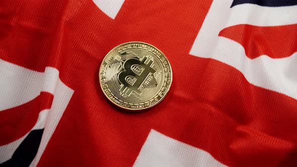 Bitcoin and British UK Flag alt