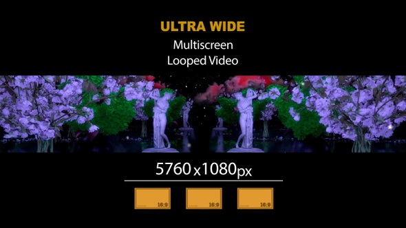 Ultra Wide HD Luxury Magic Garden Hall 04