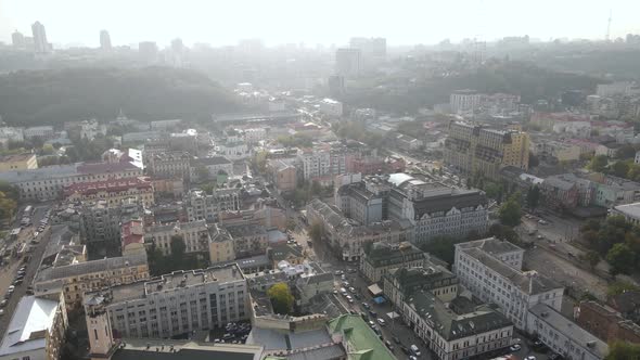 Kyiv - the Capital of Ukraine. Aerial View. Kiev alt