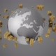 Global Parcel Delivery with Spinning Globe Animation - VideoHive Item for Sale