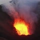 Lava Lake in Crater of Active Volcano, Eruption Red Hot Lava, Gas, Ashes, Steam - VideoHive Item for Sale