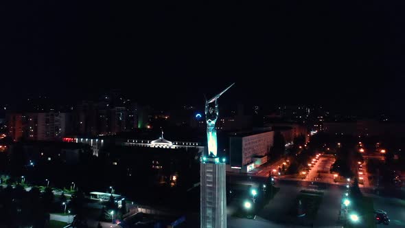 Top View of the Night City
