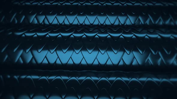 Rolling Pattern Tubes Blue