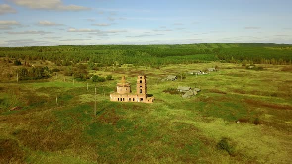 Red Brick Church Ruins