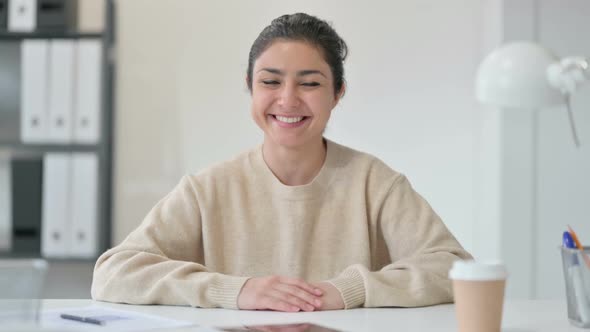 Head Shake As Yes Sign By Indian Woman alt