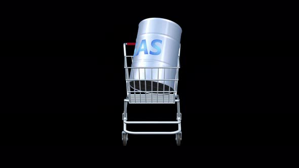 The concept of buying or selling natural liquefied natural gas. alt