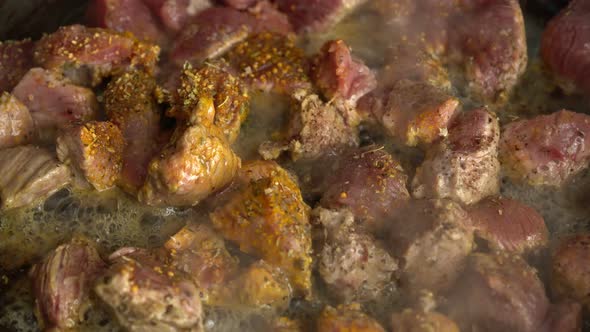 Cooking Meat On A Frying Pan 2 alt