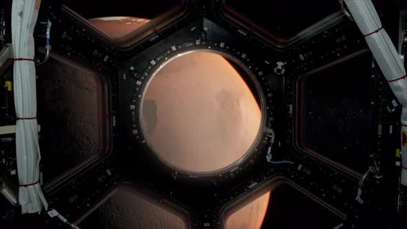 Mars view Spaceship Window - 3