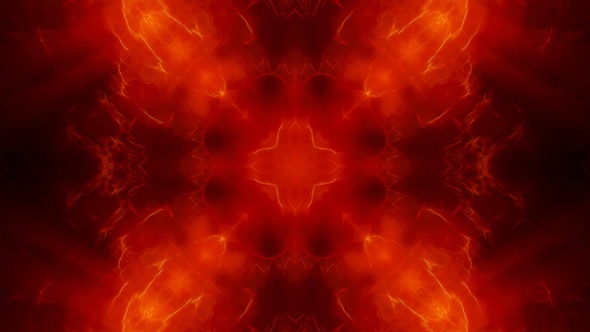 Burning Fire Kaleidoscope Loop 4K 02 alt