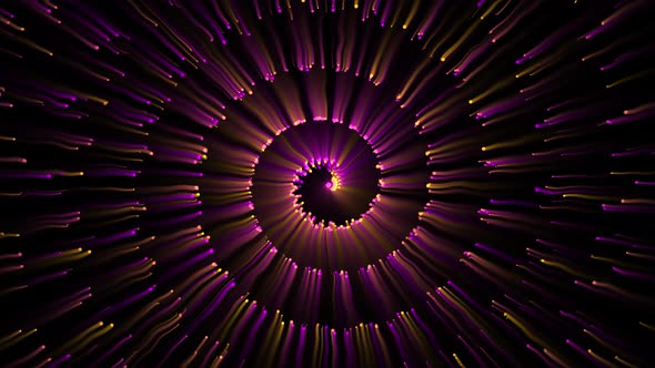 Colorful hypnotic spiral animation