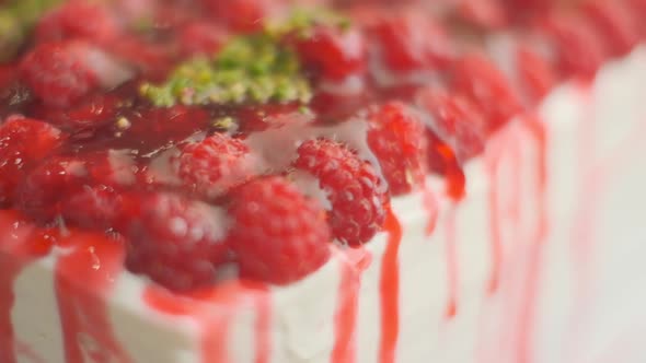 Sweet Dessert Closeup Slow Motion alt