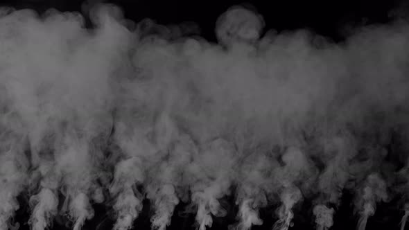 Super Slow Motion Shot of Atmospheric Smoke Abstract Background at 1000Fps alt