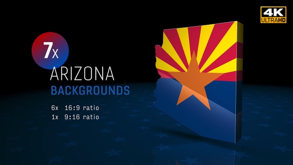 Arizona State Election Backgrounds 4K - 7 Pack