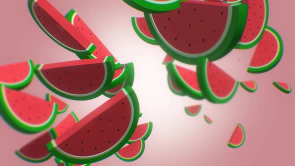 Watermelons Background 4K