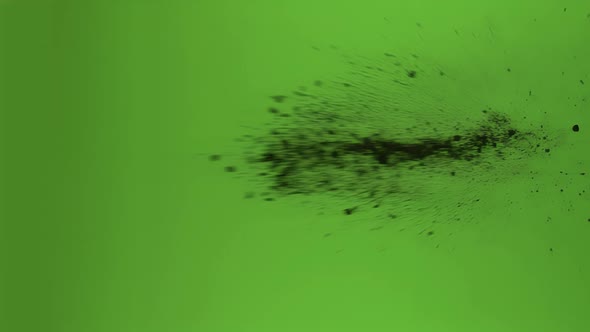 Dirt Charges And Sand  With Green Screen Background alt