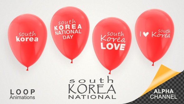 South Korea National Day Celebration Balloons