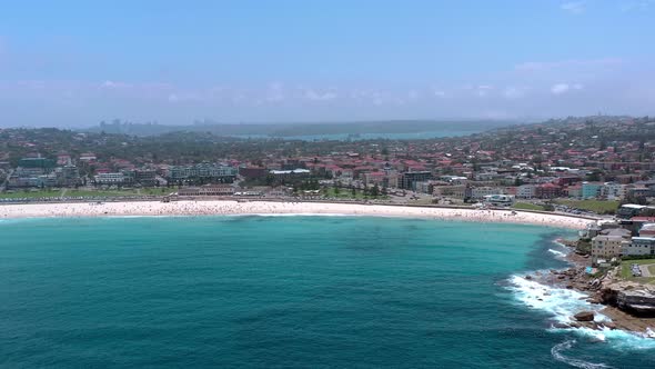 Bondi Beach a Famous Surfing Spot Close to Sydney From the Air alt