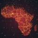 Red Map Africa Danger 4 K - VideoHive Item for Sale