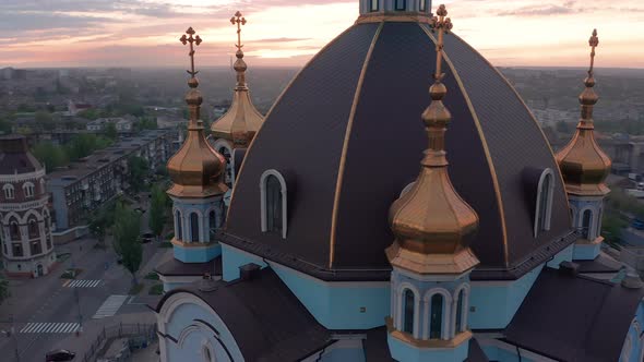 Mariupol Ukraine August 24 2021 Destruction in the City of Mariupol on the Sea of Azov alt