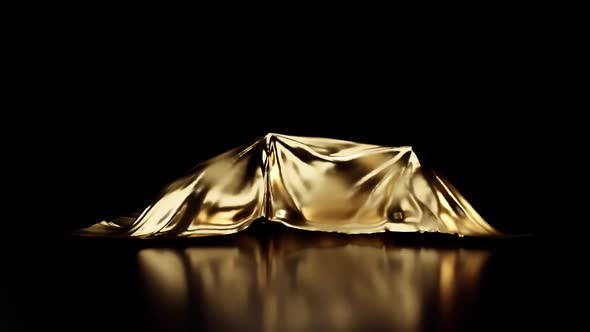 Covered gold Car Presentation
