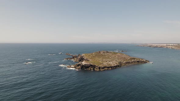 Historical Pessegueiro Island on Alentejo coast; Porto Covo, Portugal