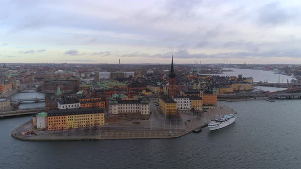 Aerial View of Stockholm