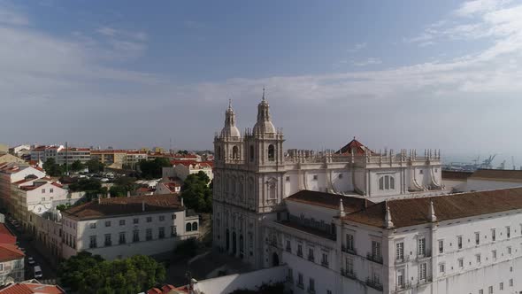 Lisbon São Vicente Church in Old City Portugal alt