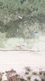 Beach on the Coast of Zanzibar Island Tanzania alt