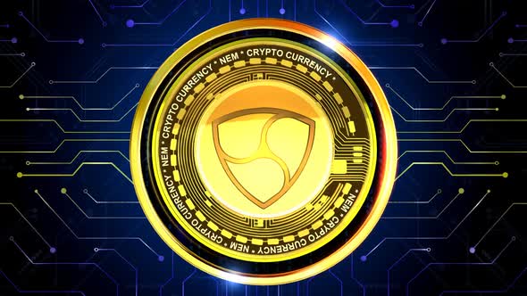 Nem Cryptocurrency Symbol alt