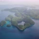 Aerial Footage of a Limestone Islands in Rock Islands Palau - VideoHive Item for Sale