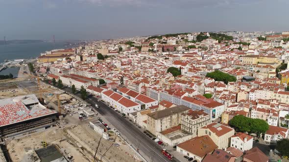 Lisbon Aerial Drone Footage alt