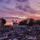 Timelapse Video of Sunset at Cemetery - VideoHive Item for Sale