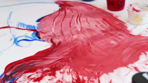 Expressive Artwork Female Painter Creative Art alt