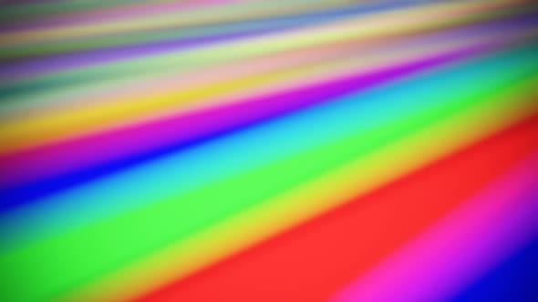 Abstract rainbow animation. Horizontal motion of camera position. Loopable. HD alt