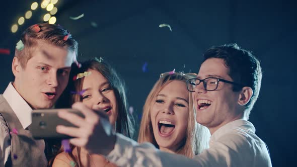 Pretty Blonde Girl in Chic Dress Clean Up House and Washes Floors with Seam After Party alt