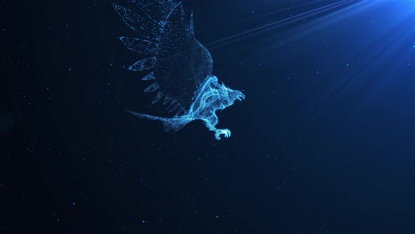 Blue particle Eagle